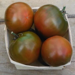 Black prince tomatoes from Yonder Hill Farm
